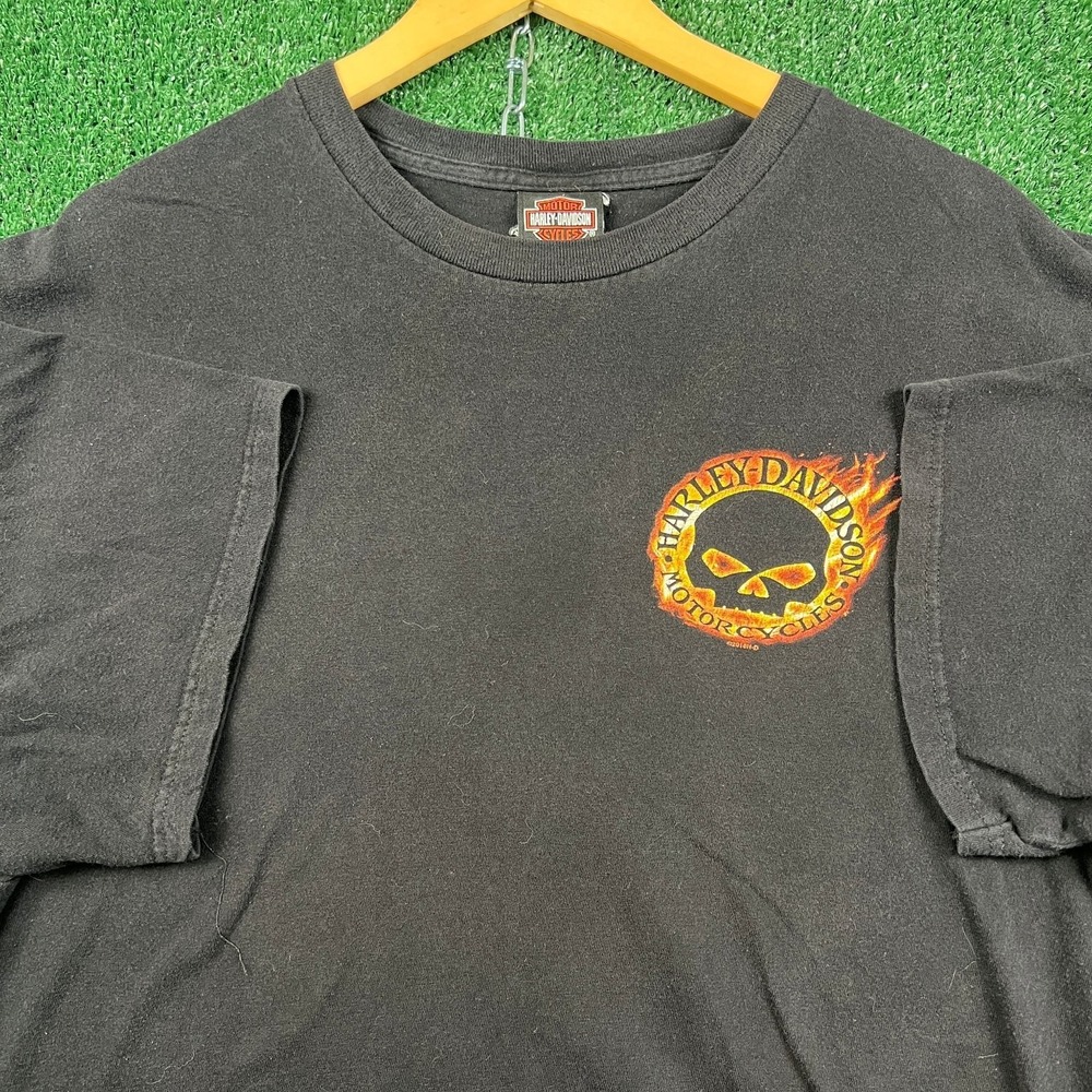 Harley-Davidson T-Shirt Mens 2XL Faded Black Nashville TN Music City Modern